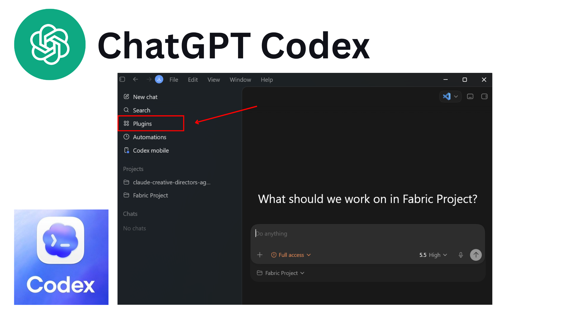 ChatGPT Codex desktop app