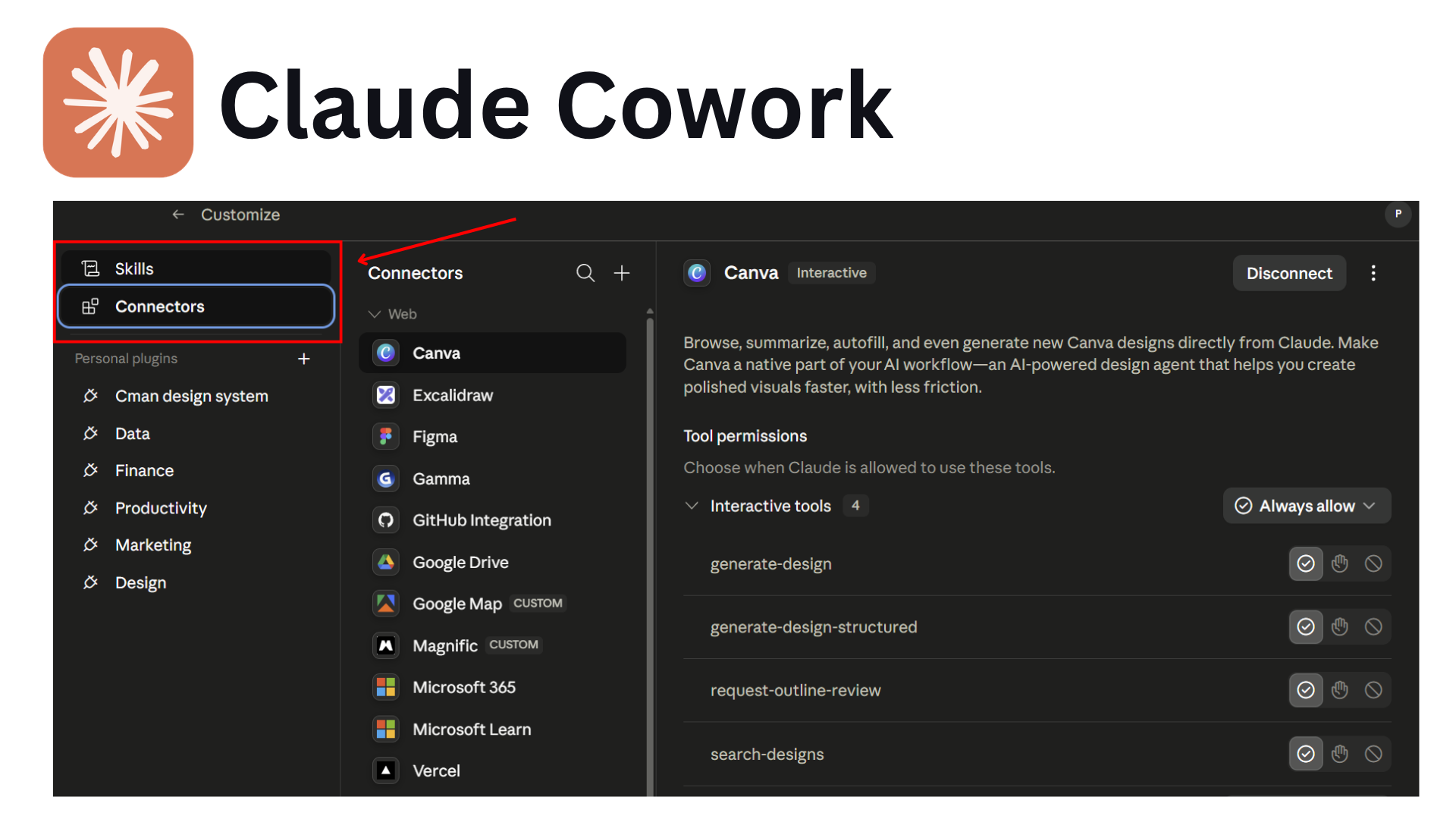 Claude Cowork Customize Skills Connectors