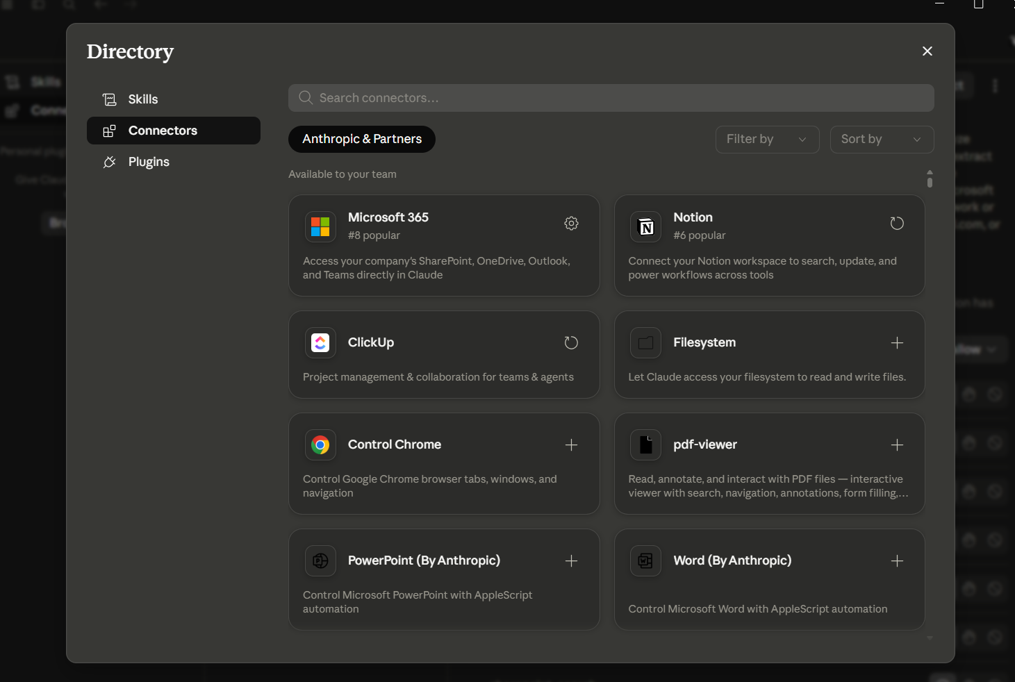 Connector directory