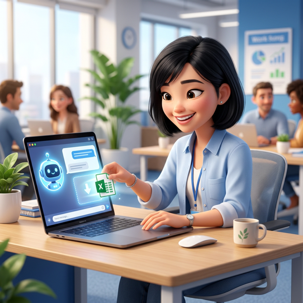 ลาก Excel/CSV เข้าไปคุยกับ AI ในแชท